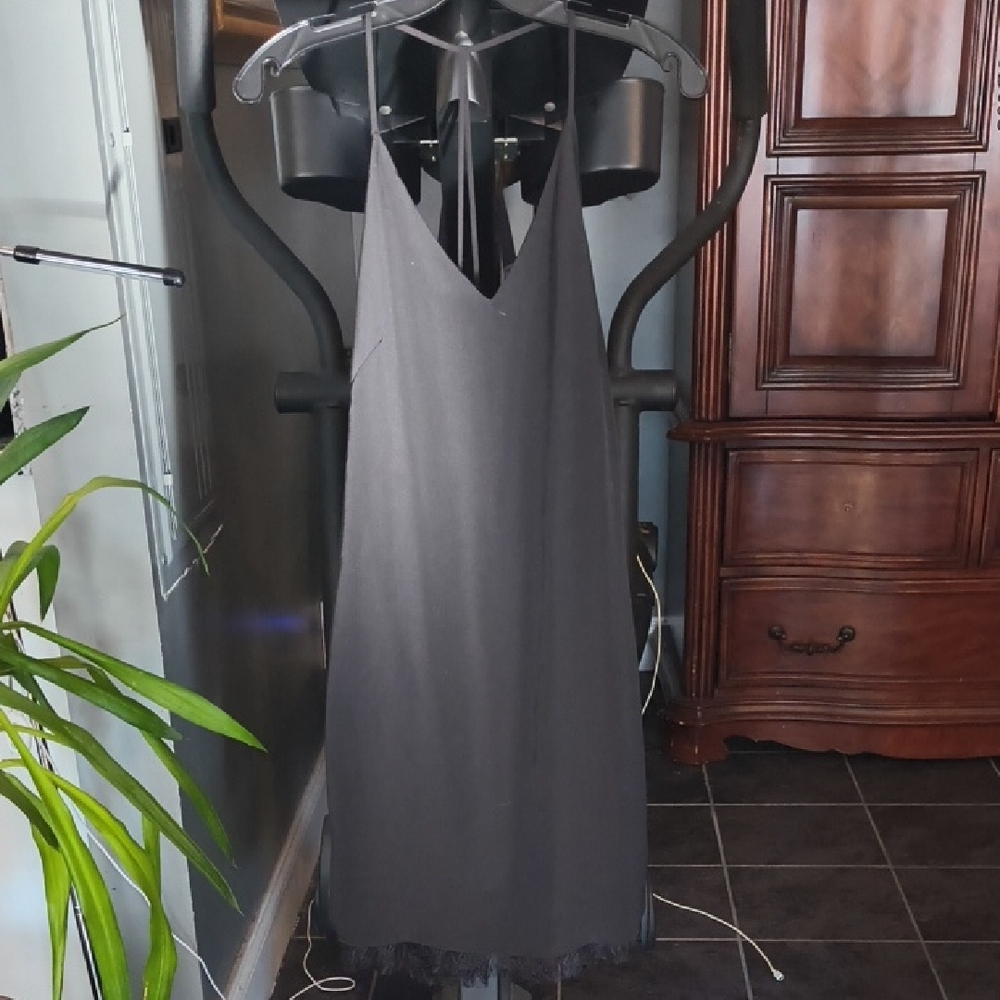 BCBGeneration Black Backless Dress